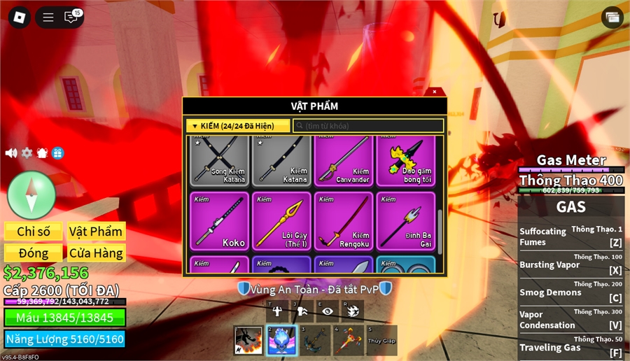  - rocket vĩnh viễn max level