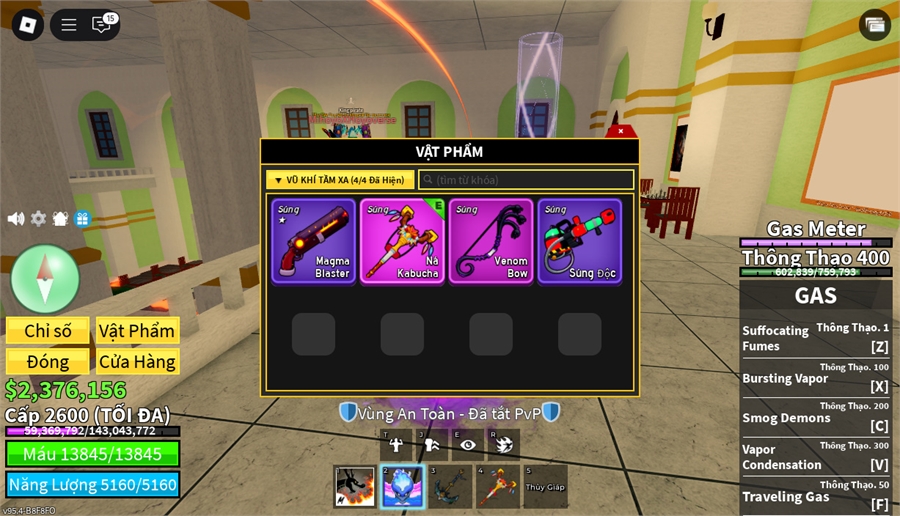  - rocket vĩnh viễn max level