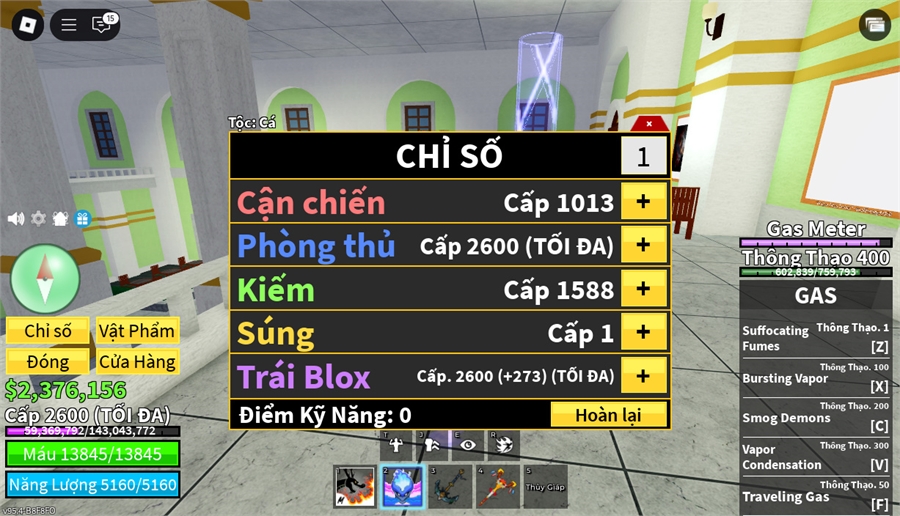  - rocket vĩnh viễn max level