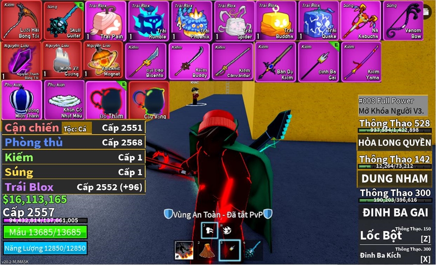  - cá v3 nhìu trái dư