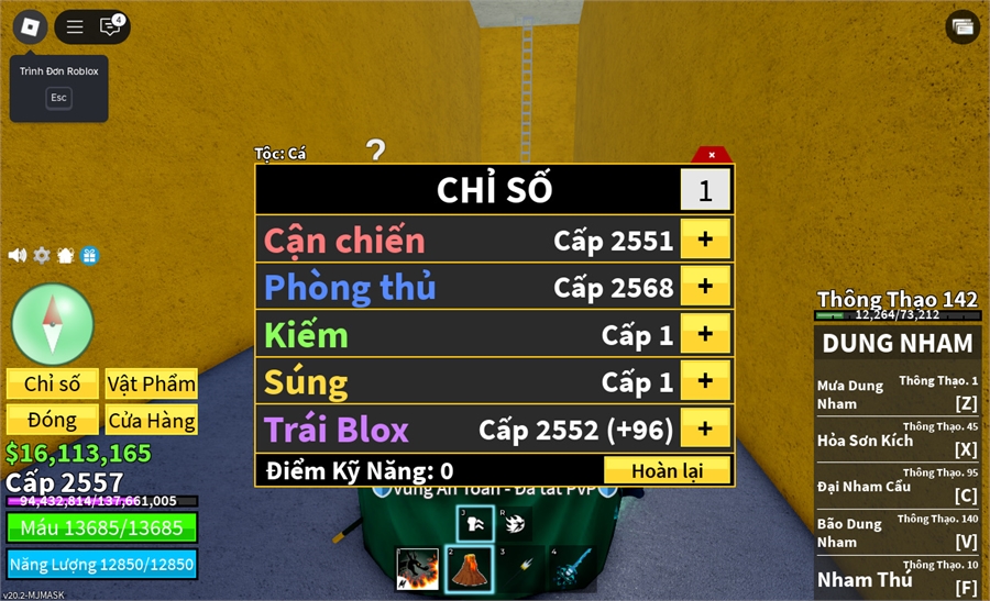  - cá v3 nhìu trái dư