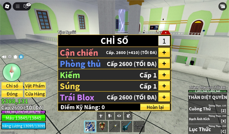  - dư 6 trái ác quỷ vip