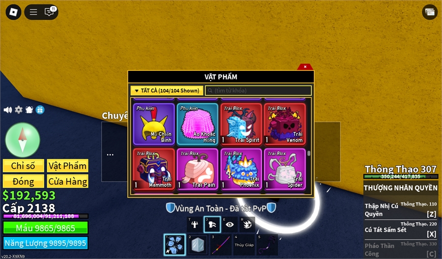  - cá v3 3 trái đỏ mammoth rocket owned quay owned