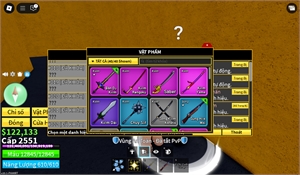  - 3 tộc v3 lưỡi hái dao găm guistar rocket owned quay owend bom owend