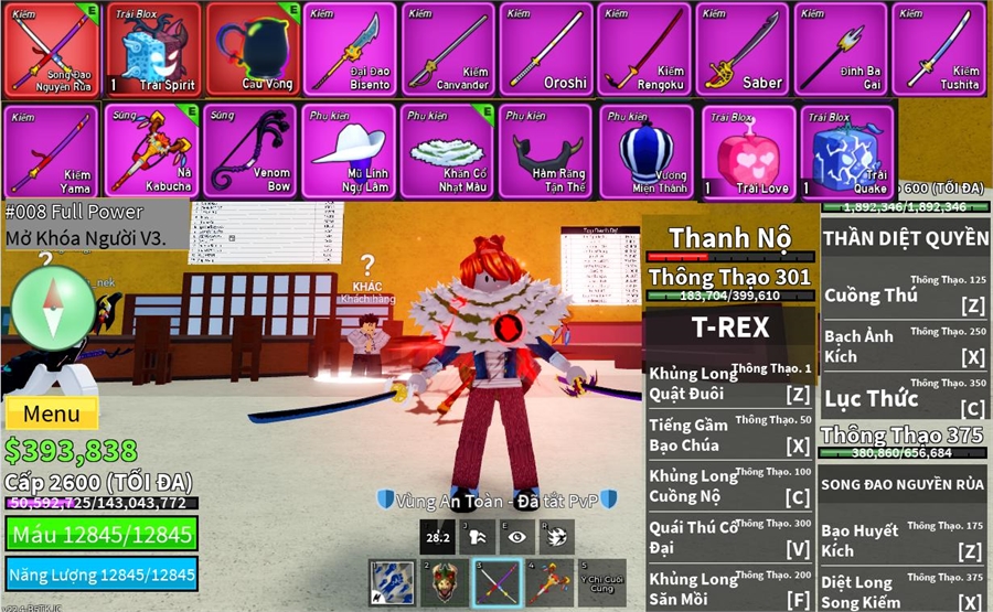  - song đao,trái spirit