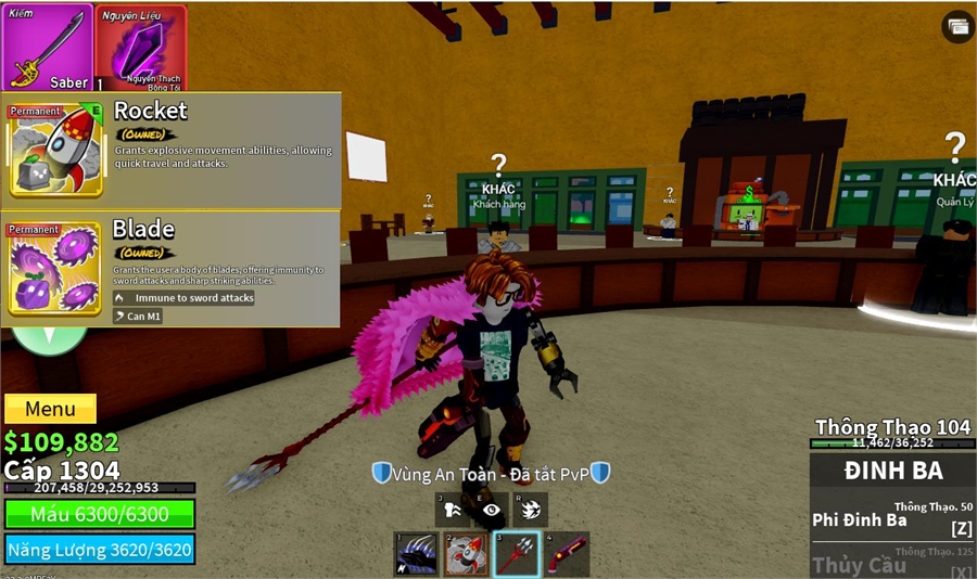  - rocket owned. blade owned