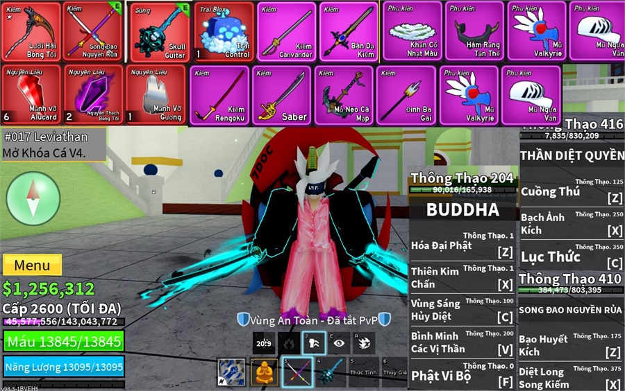  - max level dư 1 trái đỏ
