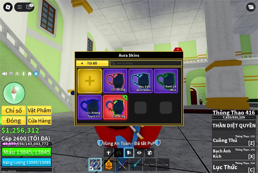  - max level dư 1 trái đỏ