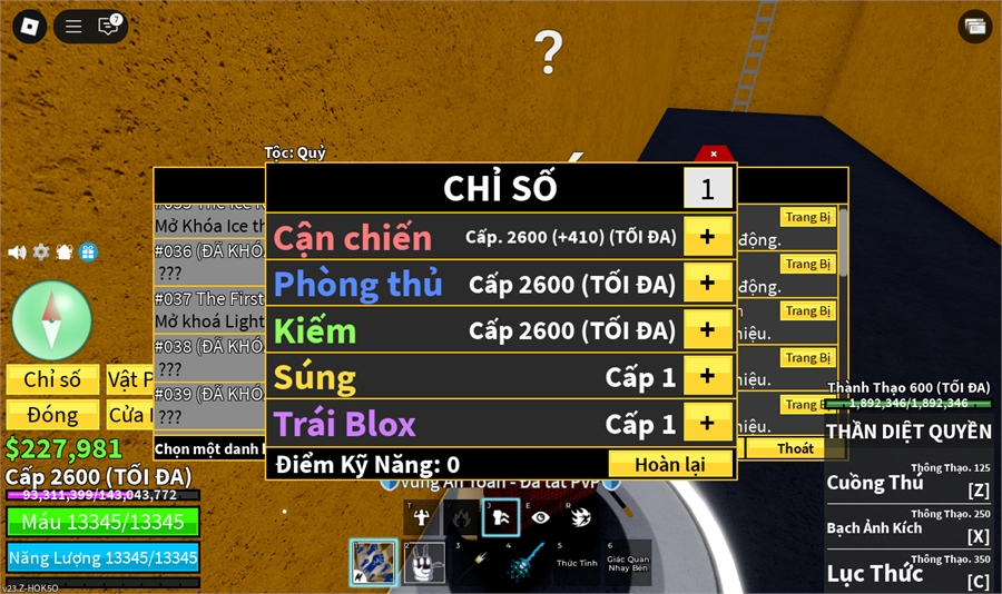  - 3 tộc v4 song đao lưỡi hái 4 trái owned budda