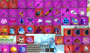  - 4 tộc v3 song đao lưỡi hái dragonheart,storm 9 trái đỏ leopard t-rex