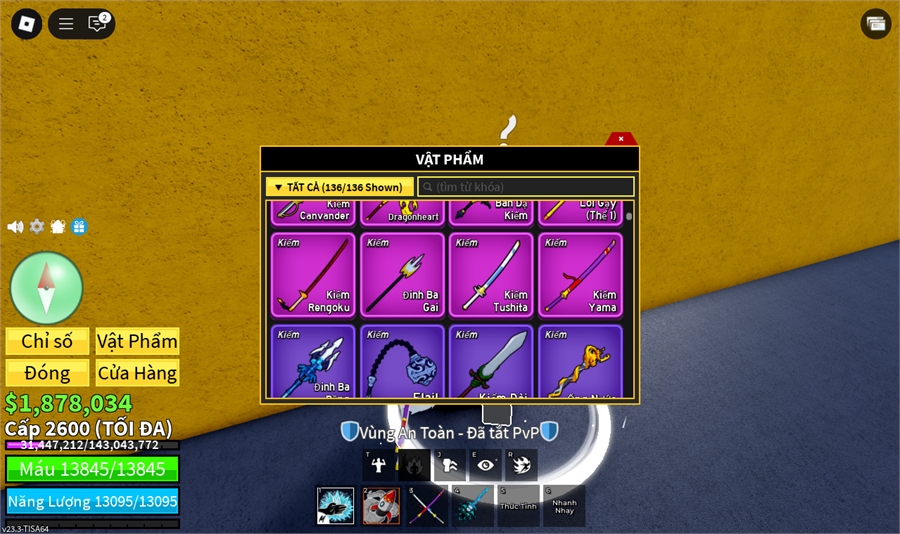  - 4 tộc v4 rocket owned blade owned song đao, dragonhear,gui star mũ tiệc tùng,bt,lh