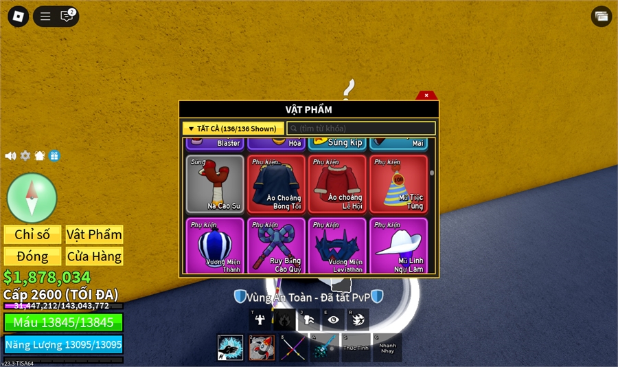  - 4 tộc v4 rocket owned blade owned song đao, dragonhear,gui star mũ tiệc tùng,bt,lh
