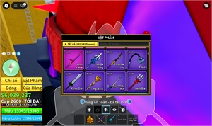  - 4 tộc v4 song đao lưỡi hái khiên leviathan dragon storm,heart,fox lamp, mỏ neo dao găm,băng owned rocket owned