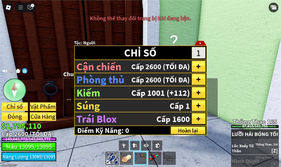  - LƯỠI HÁI 5 trái đỏ