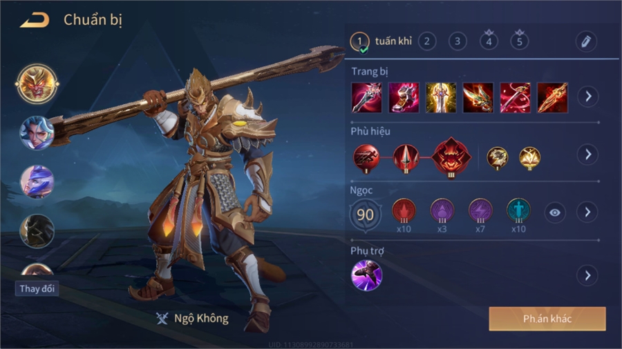  - billow thiên tướng kẹp ngộ võ thánh VIP