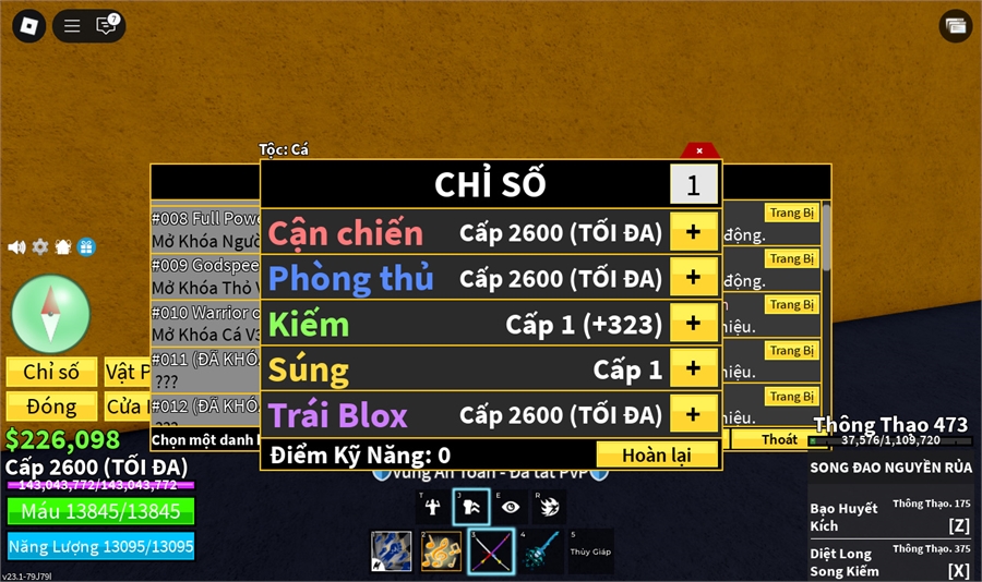  - 3 tộc v3 song đao lưỡi hái tam bảo kiếm dao găm guitar