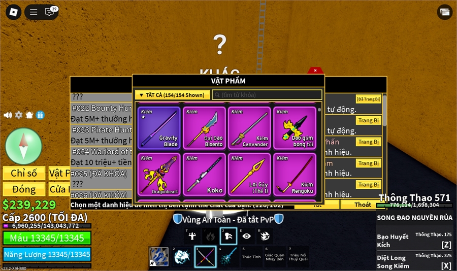  - 8 trái đỏ gas,mamoth hắc kiếm song đao lưỡi hái leviathan Arise 11/50 ST 11 full gear