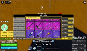  - 8 trái đỏ gas,mamoth hắc kiếm song đao lưỡi hái leviathan Arise 11/50 ST 11 full gear
