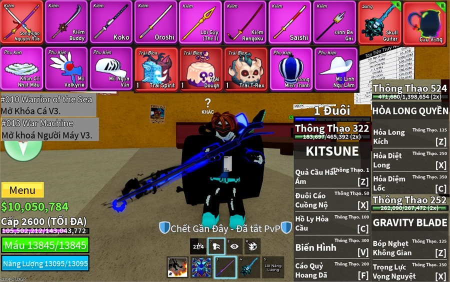  - ăn trái kitsune dư 4 trái đỏ