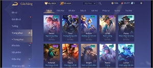  - acc full tướng 106k vàng