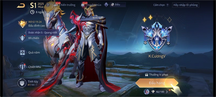  - acc full tướng 106k vàng