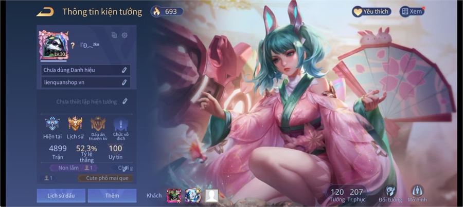  - acc full tướng 106k vàng