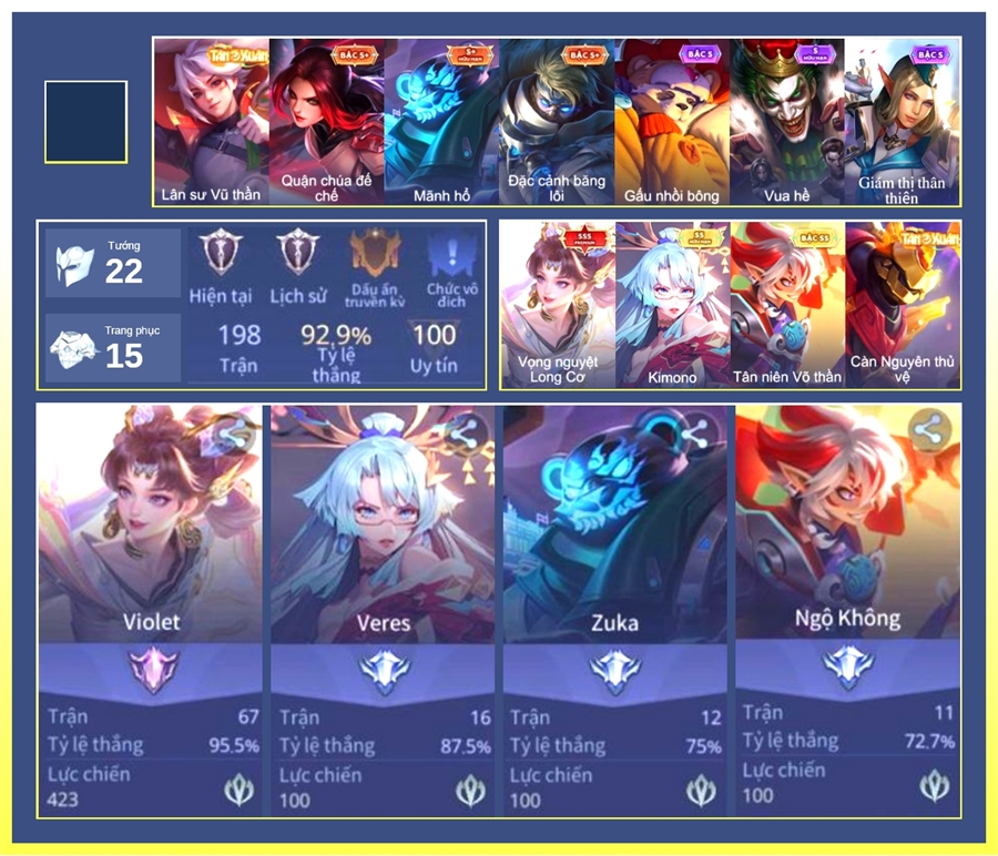  - Violet SSS kết hợp veres kimono
