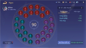  - full tướng 134k vàng