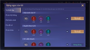  - full tướng 134k vàng