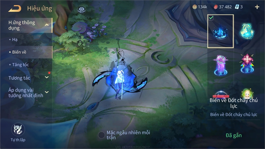  - full tướng 134k vàng