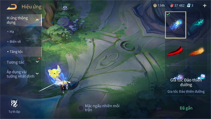  - full tướng 134k vàng