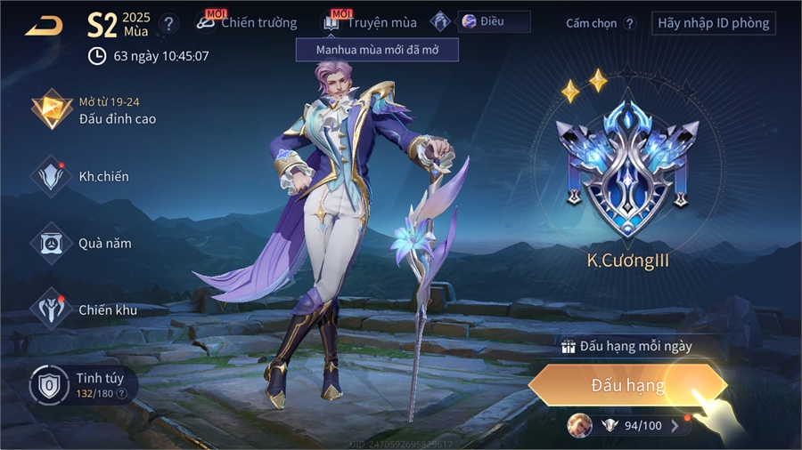  - full tướng 134k vàng